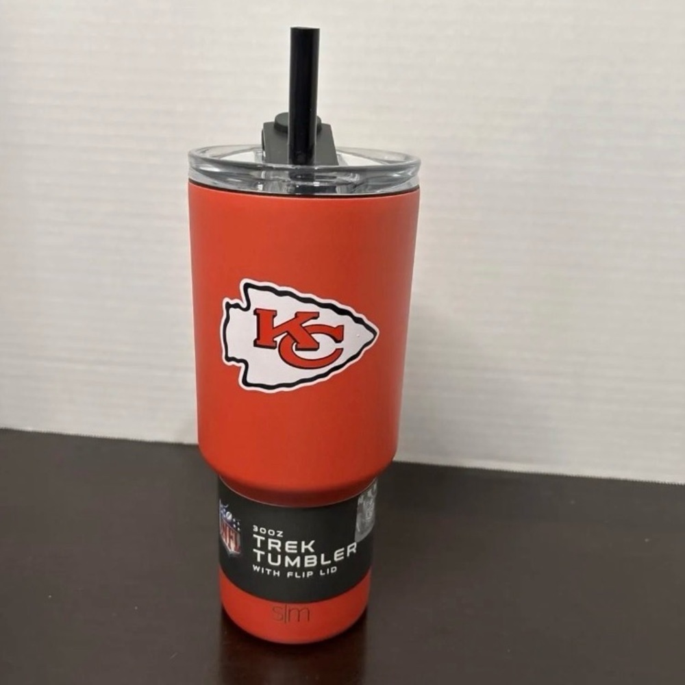 SIMPLE MODERN KANSAS CITY CHIEFS 30oz TREX TUMBLER with FLIP LID